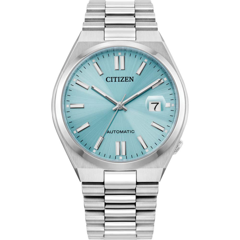 Citizen Tsuyosa Automatic Light Blue Dial Stainless Steel Mens Watch ...
