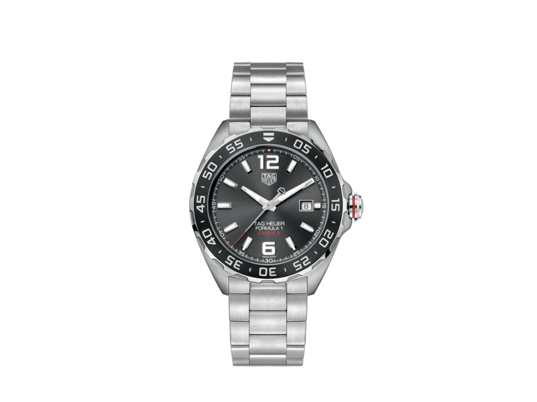 TAG Heuer Formula 1 Anthracite Dial Calibre 5 Automatic Stainless Steel Mens Watch WAZ2011.BA0842
