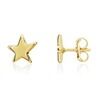 9ct Gold Star Polished Stud Earrings Thumbnail